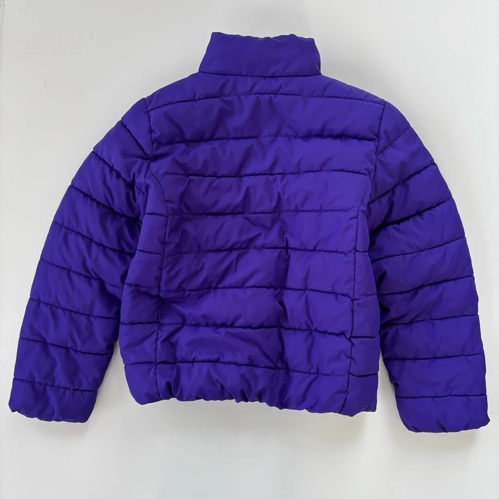 Children's Place Girls Purple Long Sleeve Puffer Jacket Winter Size Large 10/12